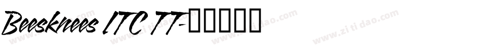 Beesknees ITC TT字体转换